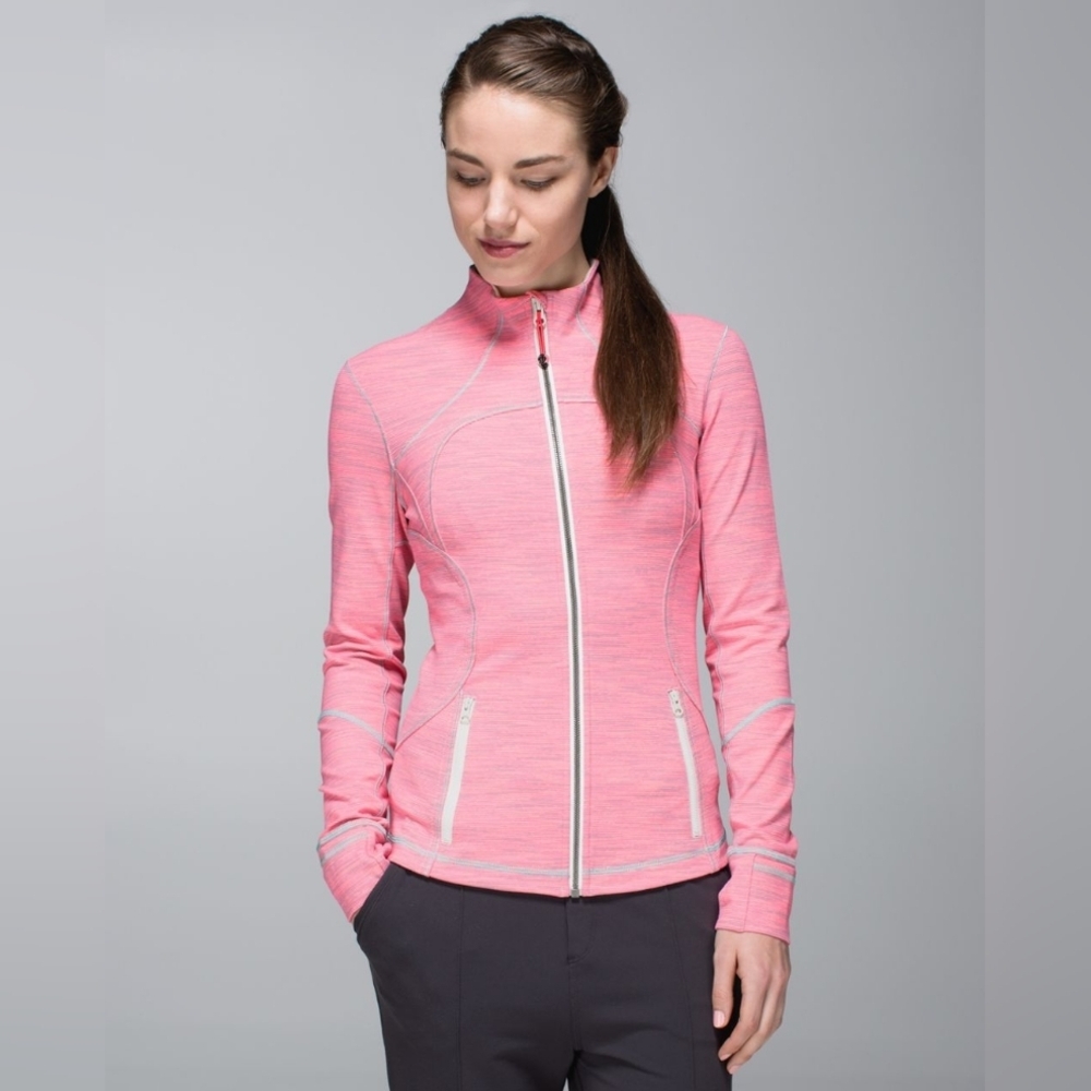 Lululemon Forme Jacket Cuffins – Wee Are From Space Neon Pink Opal – Size 4